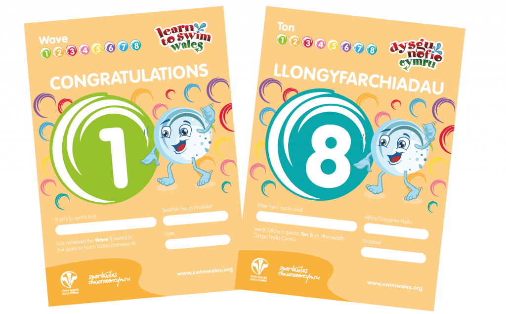Learn to Swim | Badge and Certificate
