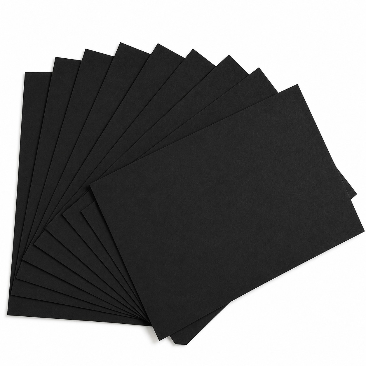 A2 Recycled Black Card 300gsm